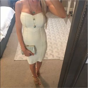 Grey bebe strapless dress *brand new* excellent